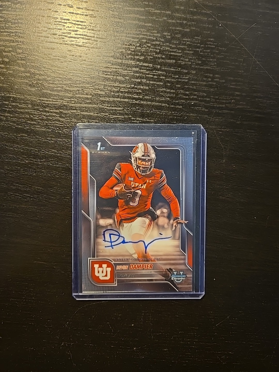 2025 Bowman Chrome U Devon Dampier Prospect Auto #BCA-DDA Utes