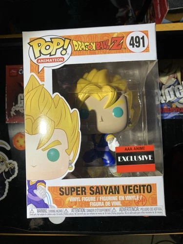 Funko Pop Dragon Ball Z - Super Saiyan Vegito (AAA Anime Exclusive) #491