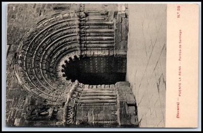 Postcard (Navarra)Nﾰ 35PUENTE LA REINAPortico de Santiago   A87