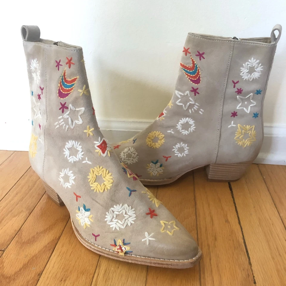 Botas bordadas Free People Bowers para mujer talla EU 39/US 9  Foto 4 de 4