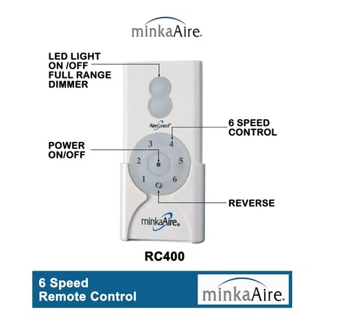 Minka Aire F888L-CL Slipstream 65" Outdoor Ceiling Fan with LED Light and - Picture 2 of 2