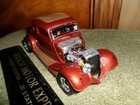 AMT 1:25 Nice Built '34 Ford 5 wind. cpe. 'Street Rod  Orange, "As Is" model.!! — photo 10