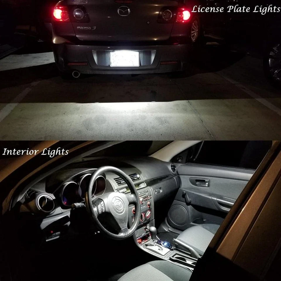 4-Pack 6000K T10 194 168 LED Bulbs - Energy-Efficient CAN-Bus Lighting Solution - Image 4 of 4