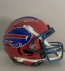 Josh Allen Custom Bills F7  Helmet Signed & Authenticated