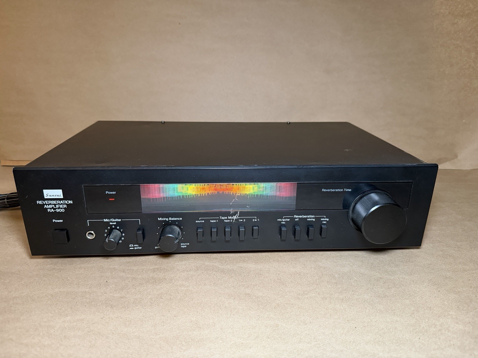 SANSUI RA-900 Vintage Stereo Reverberation Amplifier Deck Powers On Untested