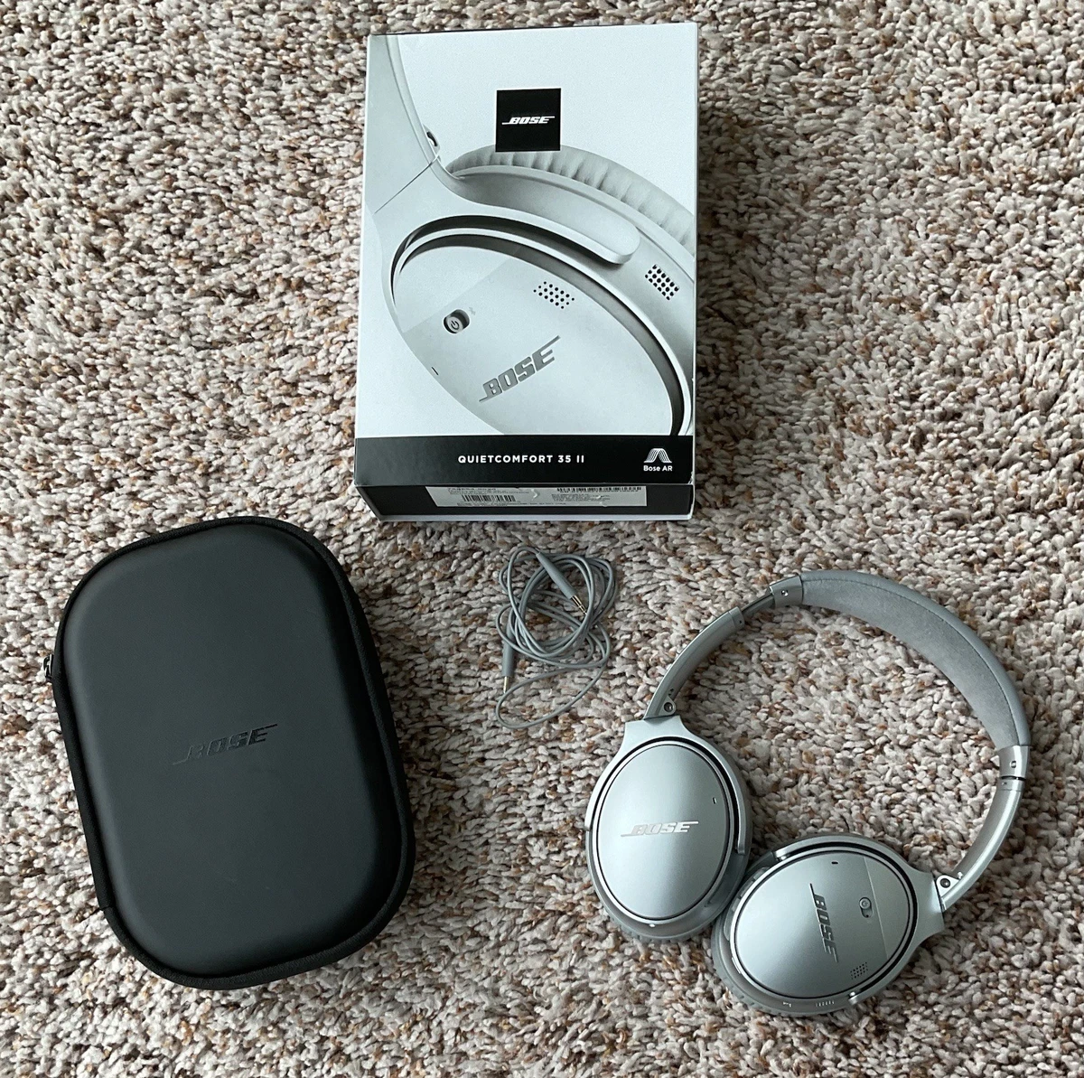 【希少】BOSE QuietComfort 35II シルバー Amazon.com: Bose QuietComfort 35 (Series II) Wireless Headphones