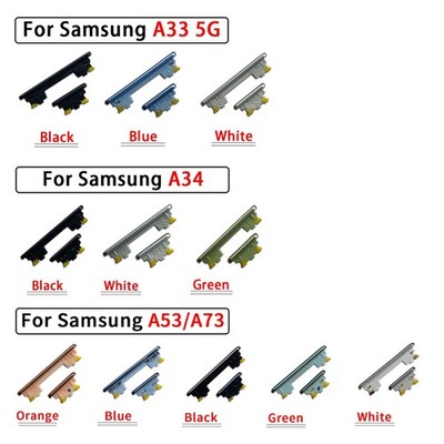 Power Volume Button Switch Side Key Replacement for Samsung A33 5G A34 A53 A73