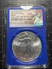 USA American Silver Eagle 2016 First Day 30th Anniv NGC MS70 Blue Holder