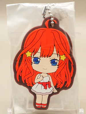 ☆tsuki☆　0916 Itsuki Nakano The Quintessential Quintuplets Rubber Keychain Japan