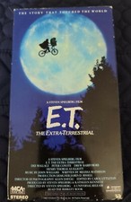 E.T. ET The Extra Terrestrial VHS 1982 Rare Green and Black Tape Spielberg- Used