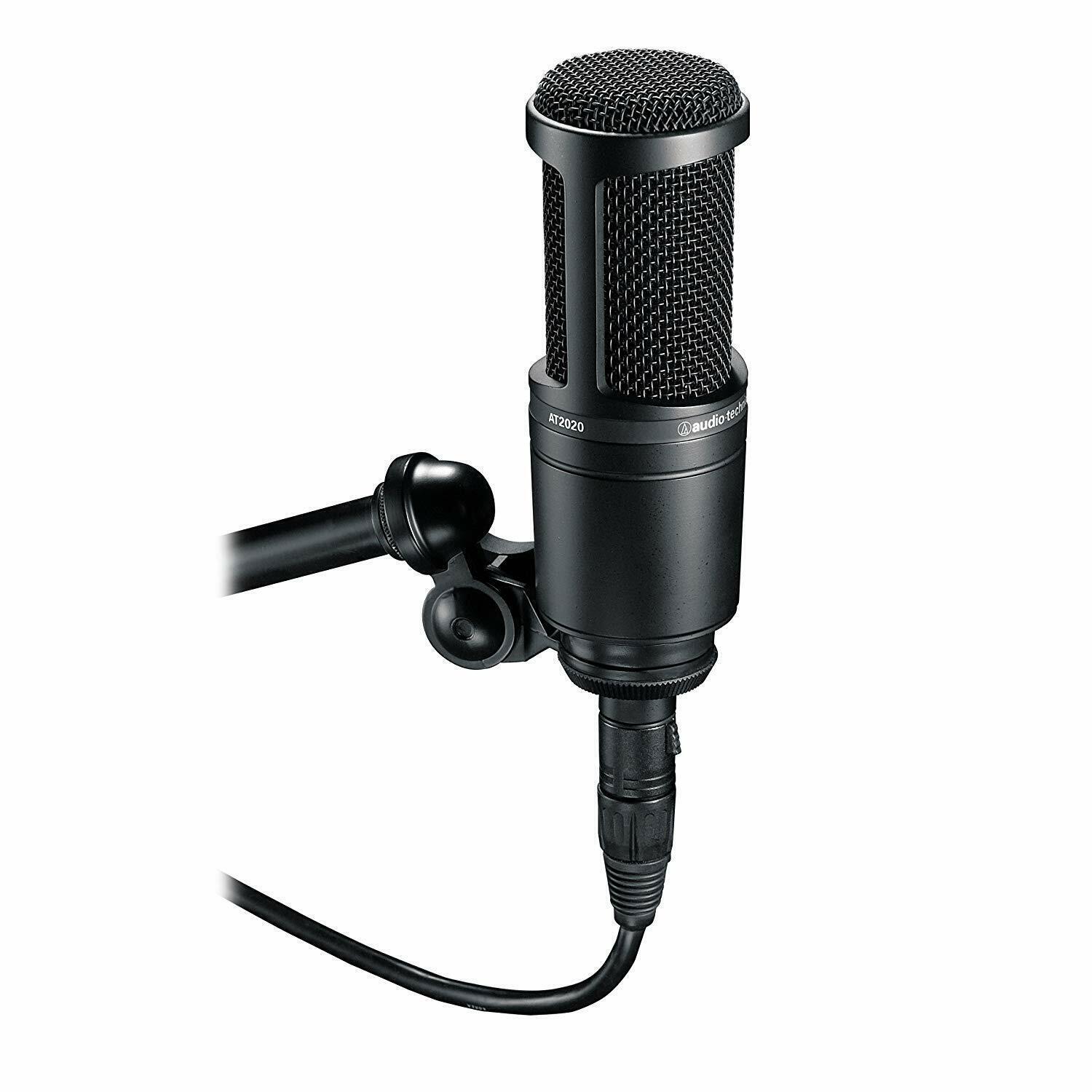 Audio Technica AT2020 Studio Recording Microphone-Cardioid Condenser Mic New