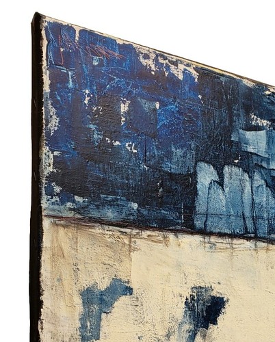 No.907 Original Abstract Modern Minimal Textured Painting By K.A.Davis - Picture 4 of 12