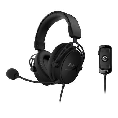 HyperX Cloud Alpha S Headset 7.1 Surround Sound Black 2 Year Guarantee HX-HSCAS-