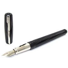 S.T. Dupont James Bond Spectre 007 Black PVD Fountain Pen, 141034, New In Box