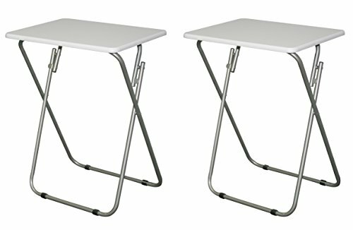 eHemco Folding TV Trays Tables, 19 by 15 by 26 Inches, Set of 2 (Collectible)
