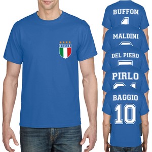 t shirt italia calcio
