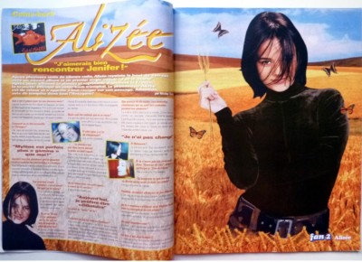 ALIZEE => Presseausschnitt 2 Seiten 2003 // FRENCH CLIPPING