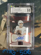 ARCH MANNING 2024 LUMINANCE #FSNAMA FUTURE SIGNATURES RED CGC 10 (RC)