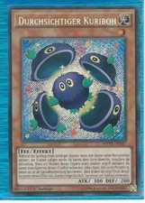 YU GI OH DURCHSICHTIGER KURIBOH  MVP1-DES47 SECRET RARE 1.AUFLAGE