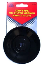 CTA A259 - 90mm x 15 Flute Cap Style Oil Filter Wrench 3/8 in. Drive Black Oxide