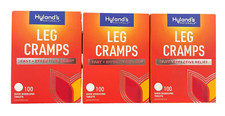 Hylands Leg Cramps w/ Homeopathic Quinine 100ct  3 bottles  --