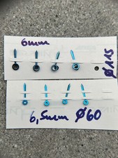 #1171 NOS NEU ORIGINAL CARTIER ZEIGERSATZ ZEIGER HANDS HAND SET GEBLÄUT BLAU