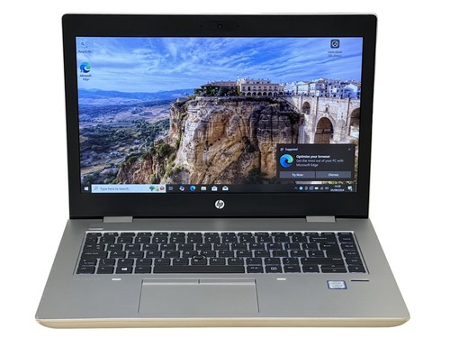 HP Probook 640 G4 14" Quad i5 8250U 8GB 256GB NVMe Windows 10 WIFI Laptop PH4 - Picture 2 of 14