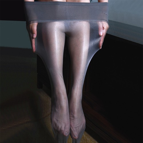 Women Ultra-thin Sexy Oil Shiny Glossy Pantyhose Sheer Stockings Seamless Tights - Picture 20 of 20