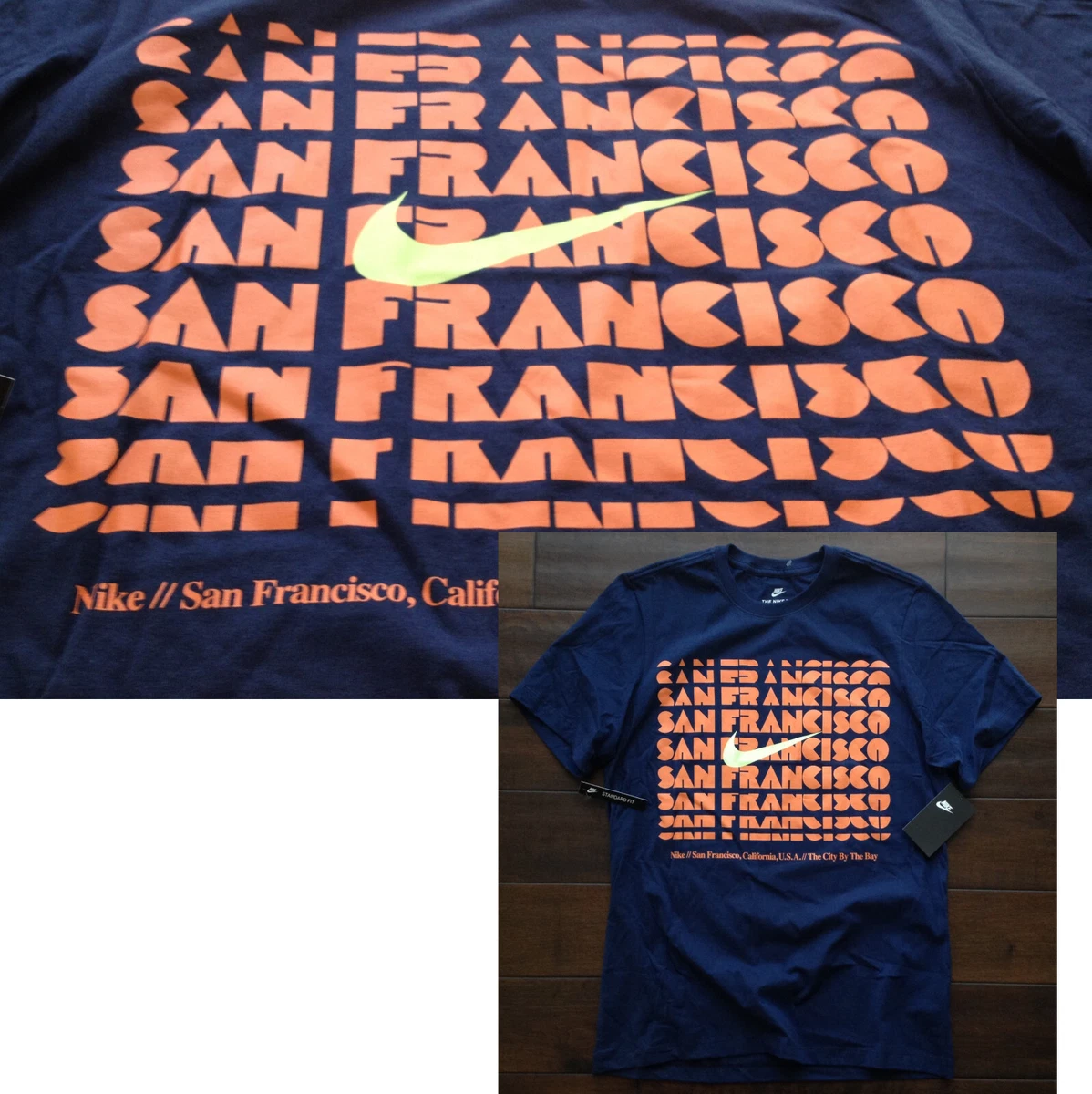 New NIKE Men s Nike Town San Francisco The City By The Bay