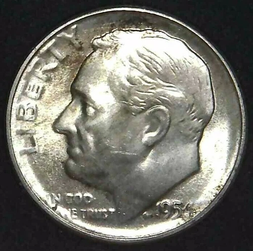 1954-S 10C Roosevelt Dime BU 90% Silver 21uth0718