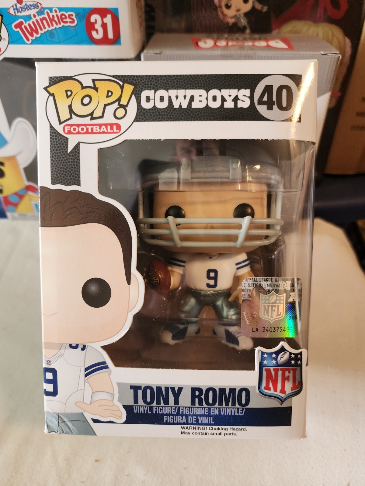 Vaulted Rare Dallas Cowboys Tony Romo Funko Pop Football #40 Nfl Box Damage