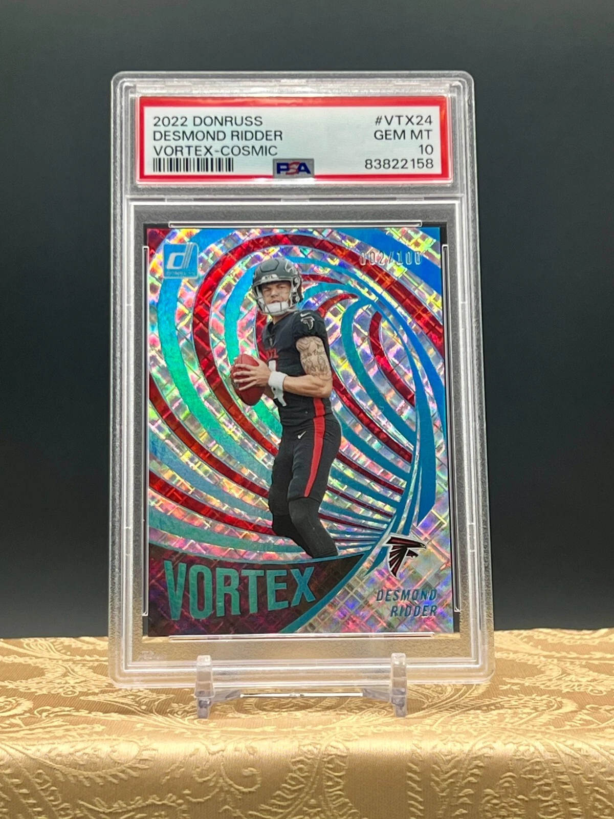 Desmond Ridder Panini Donruss Vortex #VTX24 Cosmic