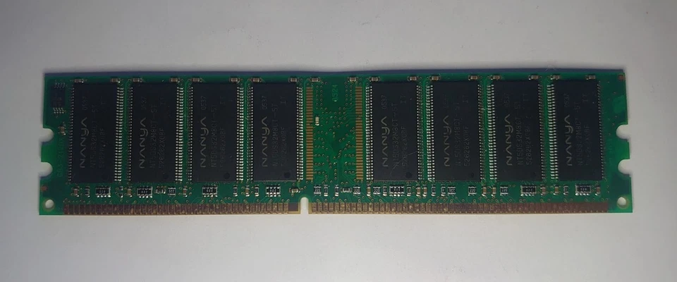 512MB Nanya NT512D64S8HC0G-5T PC3200 400MHz 184-Pin DDR1 Non-ECC Computer Memory - Image 2 of 2