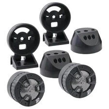 Power Acoustik 1" Piezo Tweeters (Pair) 250 Watts Max 4-Way Mount