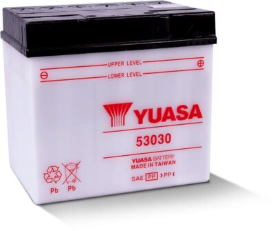 Yuasa Conventional 53030 12 Volt Battery For BMW R65LS 1978-1984 YUAM2230B
