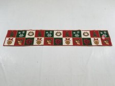 Vintage Traditional Woven Christmas Table Runner/Tapestry 71x12 inches