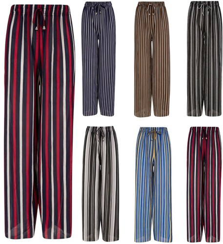 Ladies Womens Trousers Palazzo Harem 