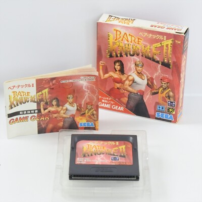 GG ゲームギア ベアナックル２ GG ゲームギア ベア・ナックルII/2 BARE KNUCKLE セガ SEGA 箱説付【PP