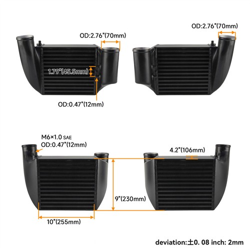 Performance Twin Ladeluftkühler für 2002-2004 Audi C5 RS6 quattro 4.2L Turbo - Picture 3 of 9