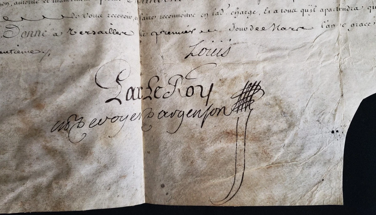 Parchment Handwritten Manuscript Antique Manuscripts 1750-1799 