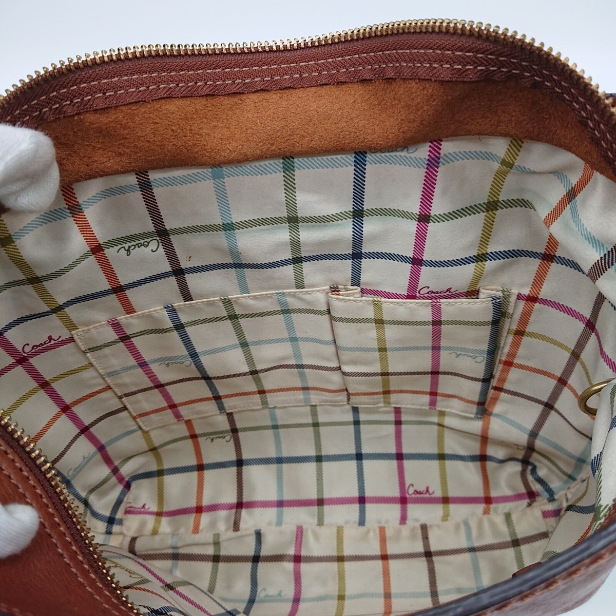 COACH Shoulder Bag 12406 Brown Bleeker Hobo Crossbody Leather Made