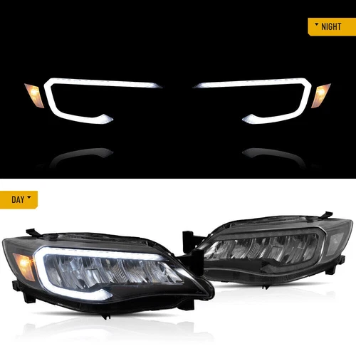 VLAND Fit 2008-2014 Subaru Impreza WRX LED Front Headlight Assembly W/Sequential - Bild 5 von 11