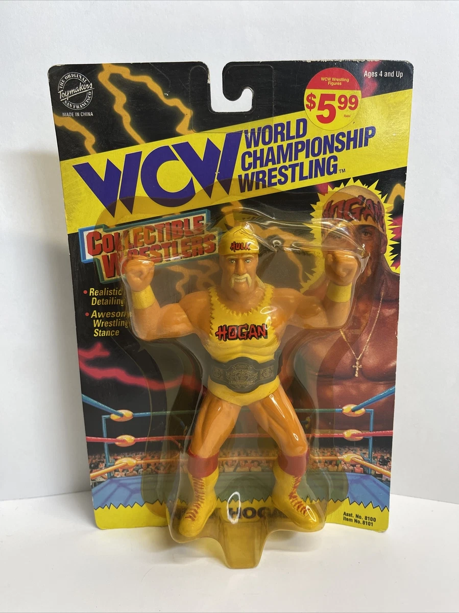 WCW Collectible Wrestlers Hulk Hogan Original San Francisco Toymakers