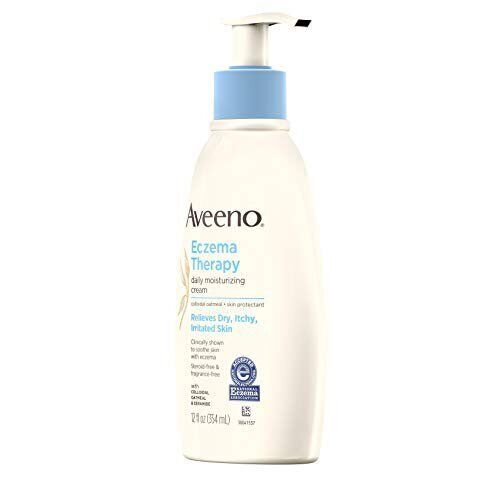 Aveeno Eczema Therapy Daily Moisturizing Cream for Sensitive Skin 12 fl oz - Picture 3 of 8