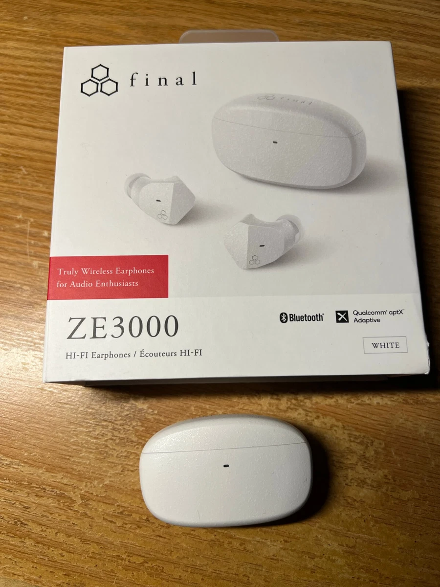 FINAL Audio ZE3000 True Wireless Bluetooth Earbuds Headphones Earphones WHITE
