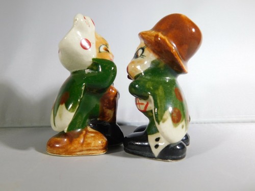 Pair of Occupied Japan Winged Bee or Flying Bug People Characters - Picture 4 of 7