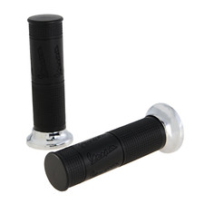 COPPIA MANOPOLE NERE ORIGINALI CON LOGO PIAGGIO VESPA LX S 2T 4T 50 125 150