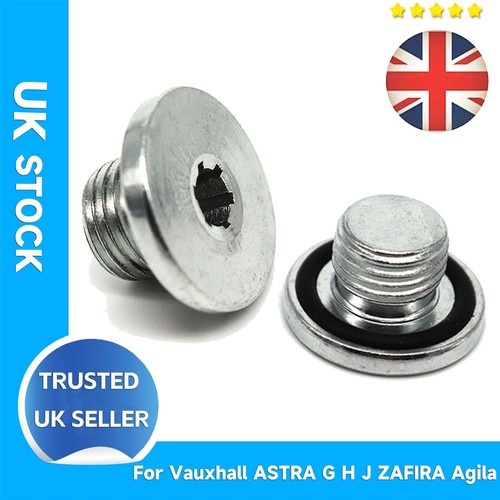 2set Oil Pan Sump Plugs For Vauxhall ASTRA G H J ZAFIRA Agila for ...