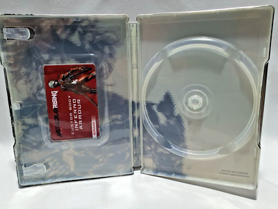 Metal Gear Rising G1 DVD size Steelbook+Custom Body Inferno Armor Code Xbox NEW