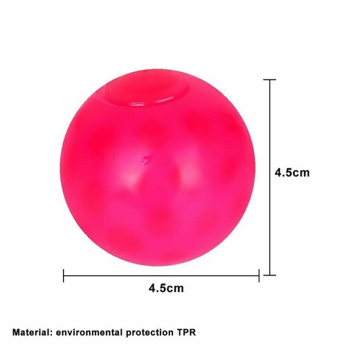 4Pcs Fluorescent Sticky Target Ball 45mm Safe Decompression Toy for Wall Ceiling - Picture 13 of 16